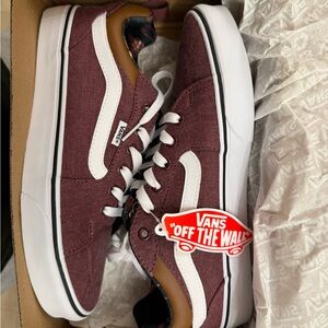 Vans Burgundy Sneakers